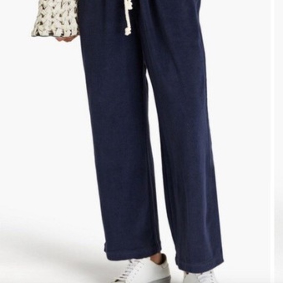 Alex Mill Terry Cloth Jumpsuit in Washed Navy Size S - Picture 7 of 7